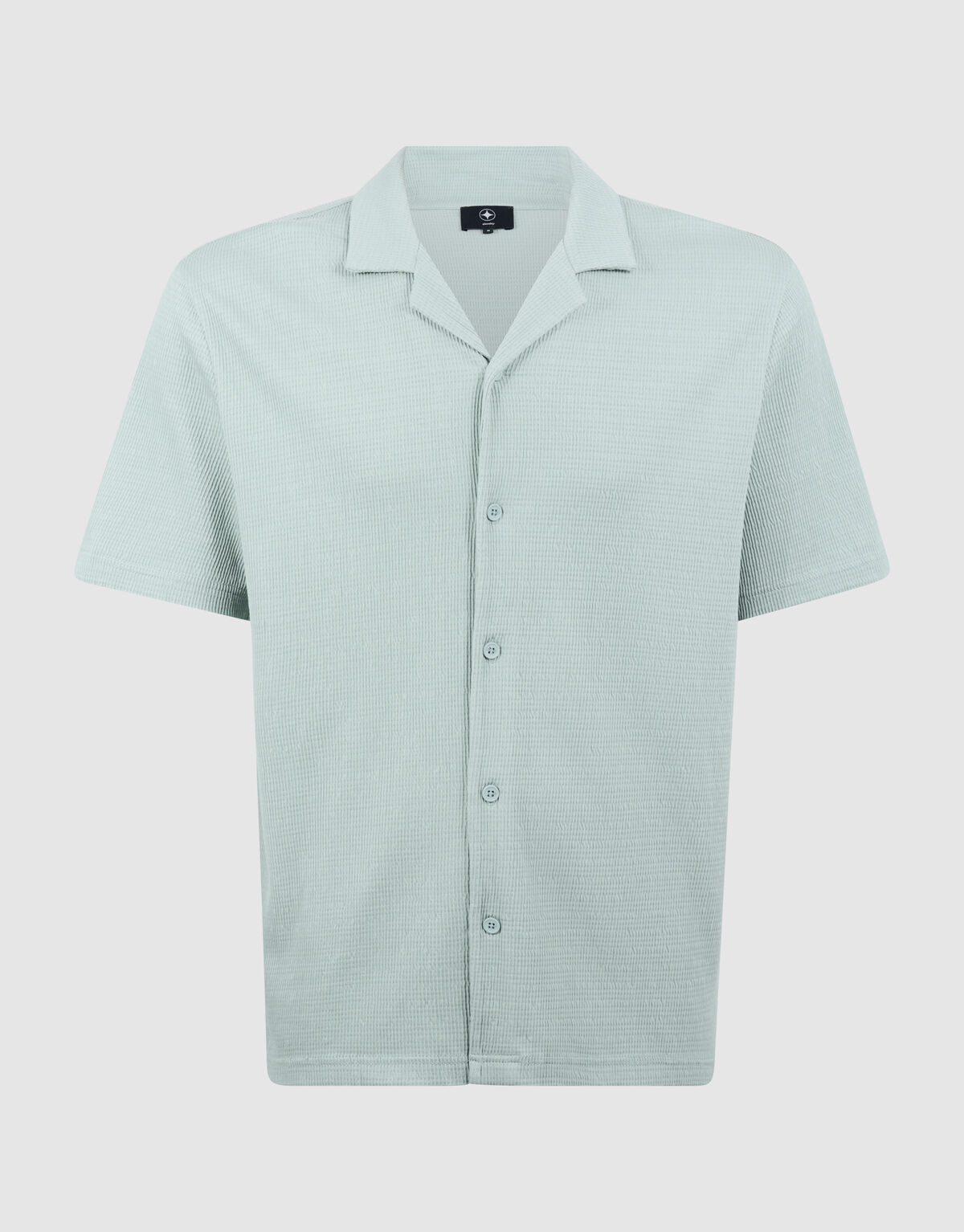 Structuur Overshirt Lichtgroen SHOEBY MEN