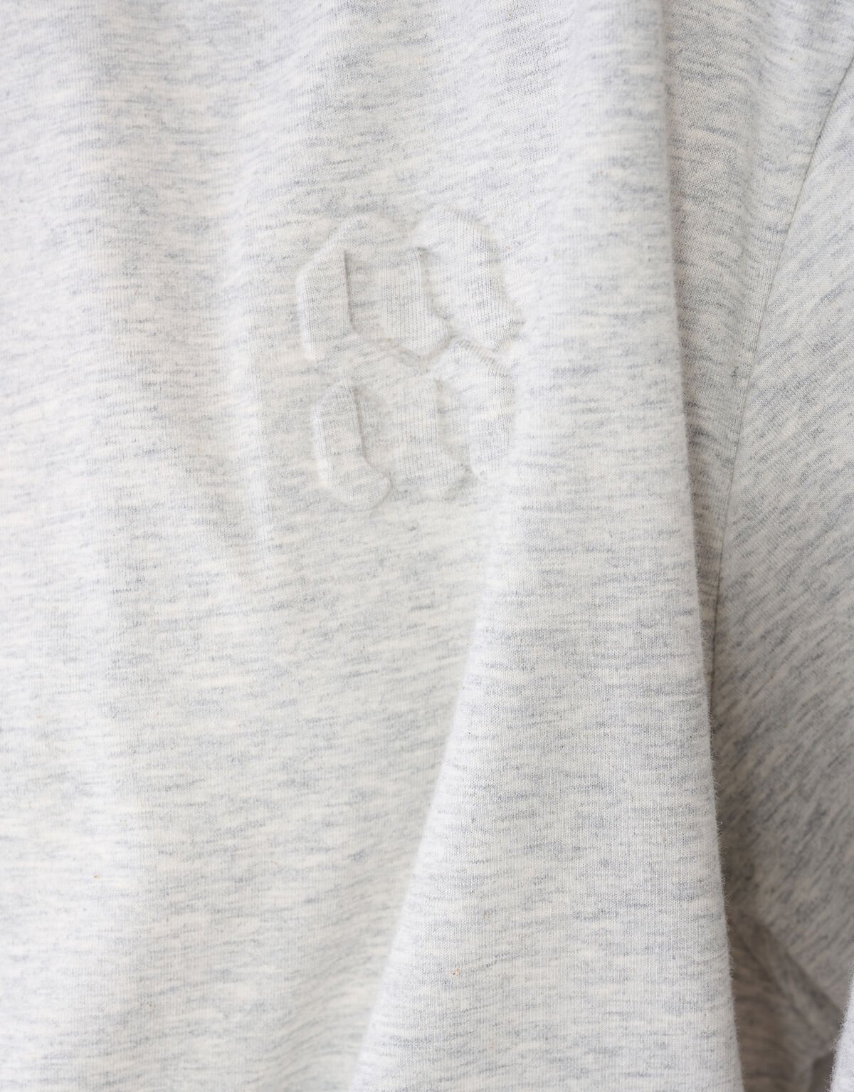 Oversized Logo T-shirt Lichtgrijs By Mieke SHOEBY WOMEN