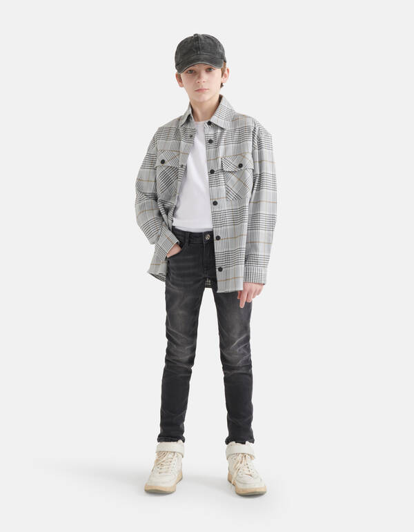 Regular Fit Jeans Donkergrijs SHOEBY BOYS