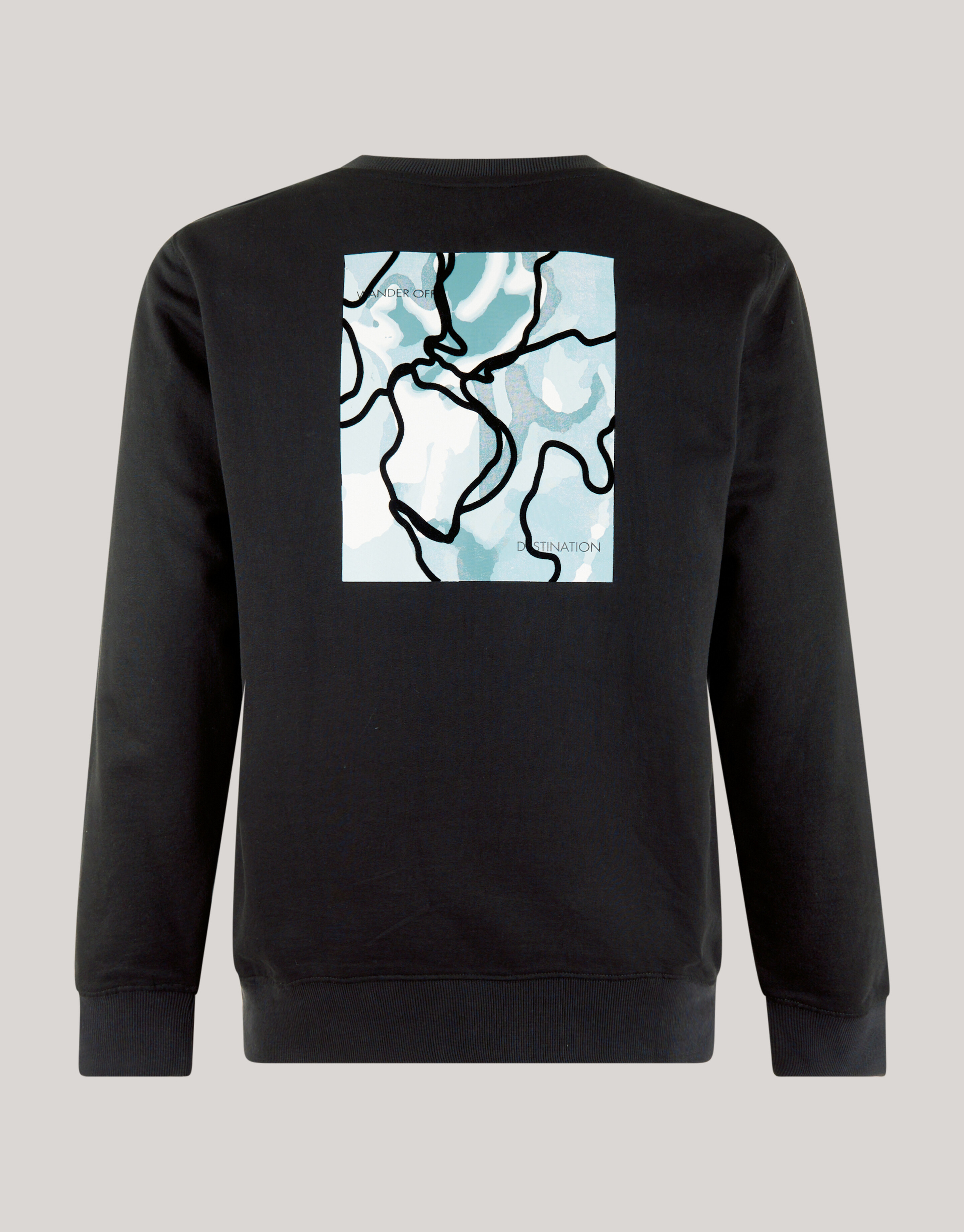 Backprint Sweater Zwart SHOEBY MEN