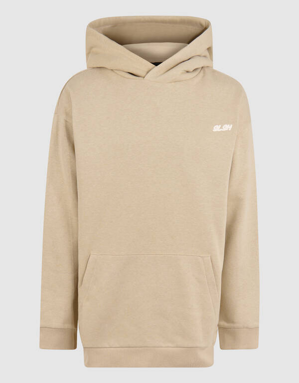 Basis Tekst Hoodie Zand SHOEBY BOYS