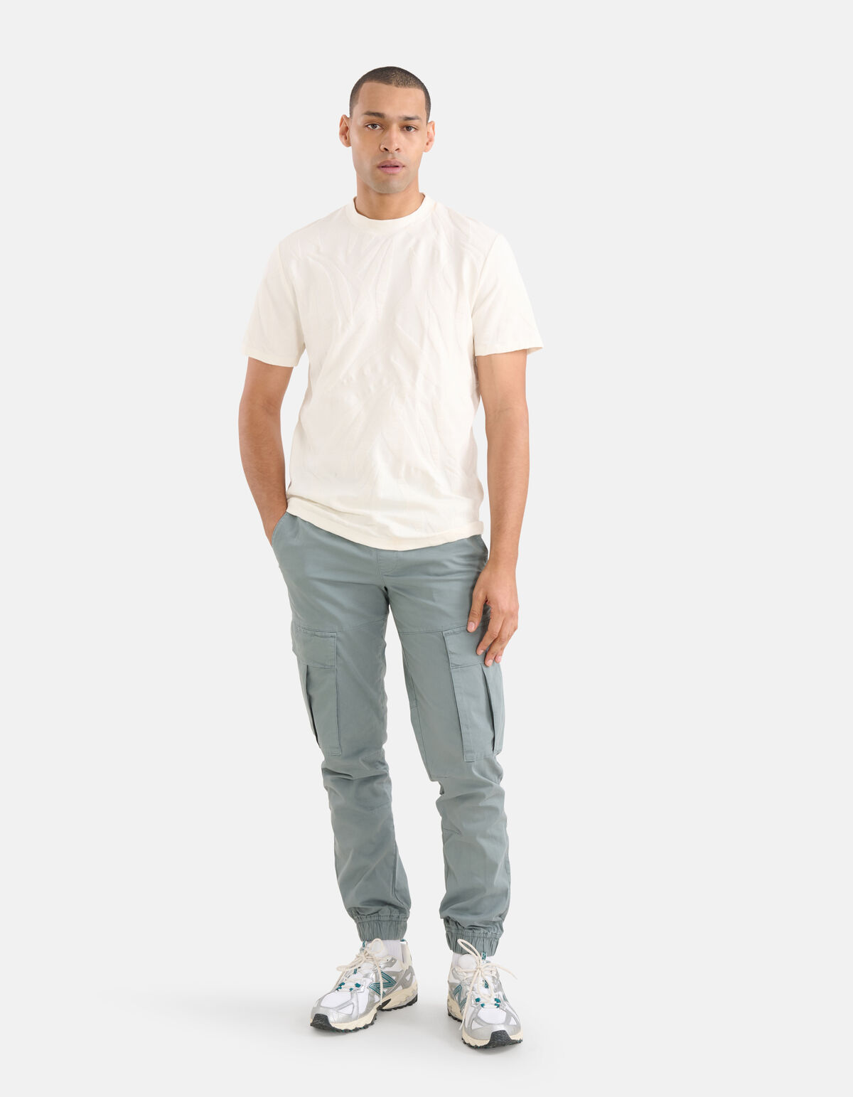 Cargo Broek Grijs SHOEBY MEN