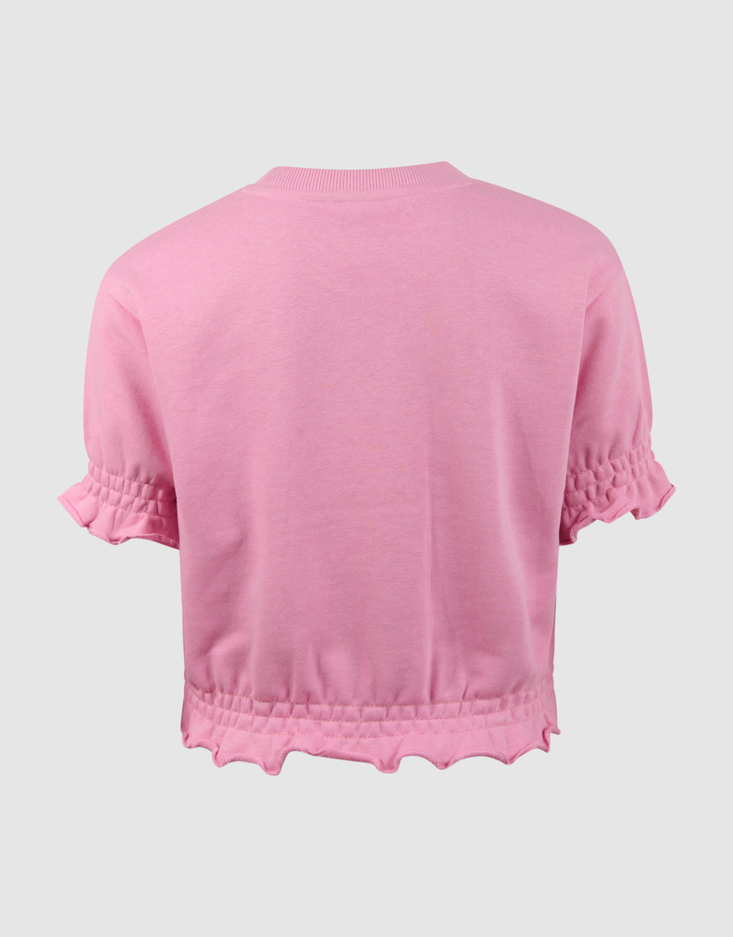 Ruffle Sweat Top Lichtroze SHOEBY GIRLS
