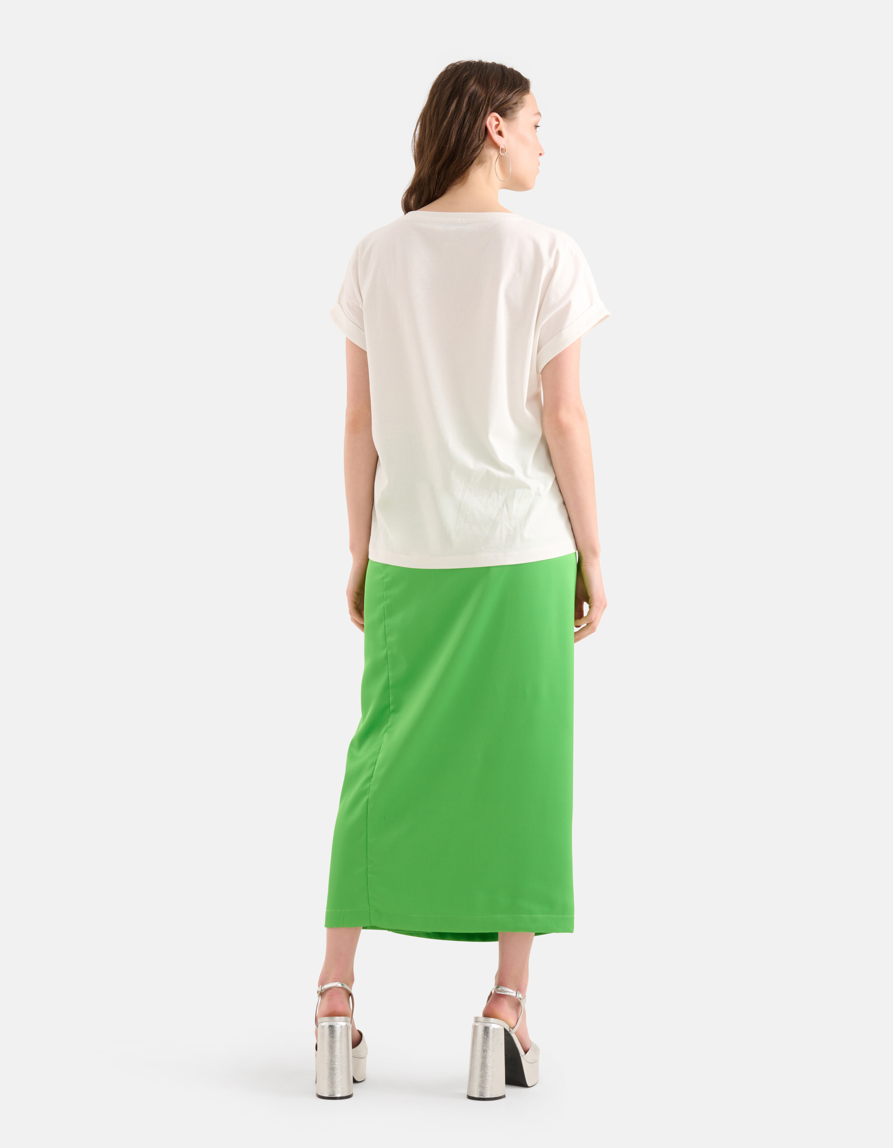 Print T-shirt Gebroken Wit SHOEBY WOMEN