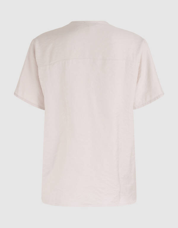 Knoop Overslag Top Zand SHOEBY WOMEN