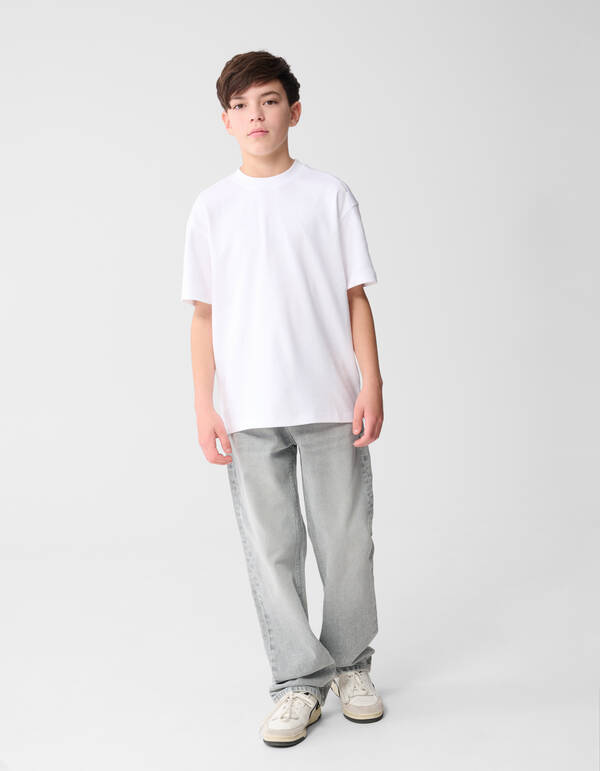 Label T-shirt Wit SHOEBY BOYS