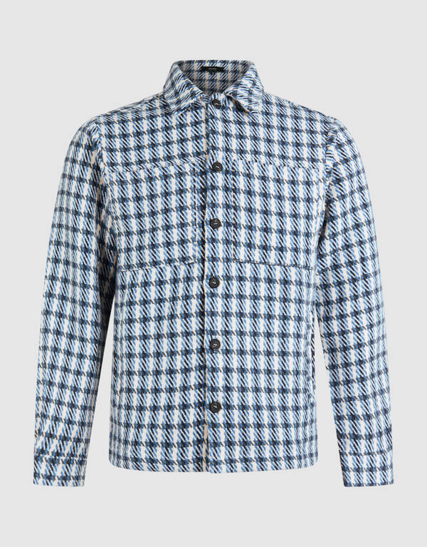 Ruiten Overshirt Blauw SHOEBY MEN