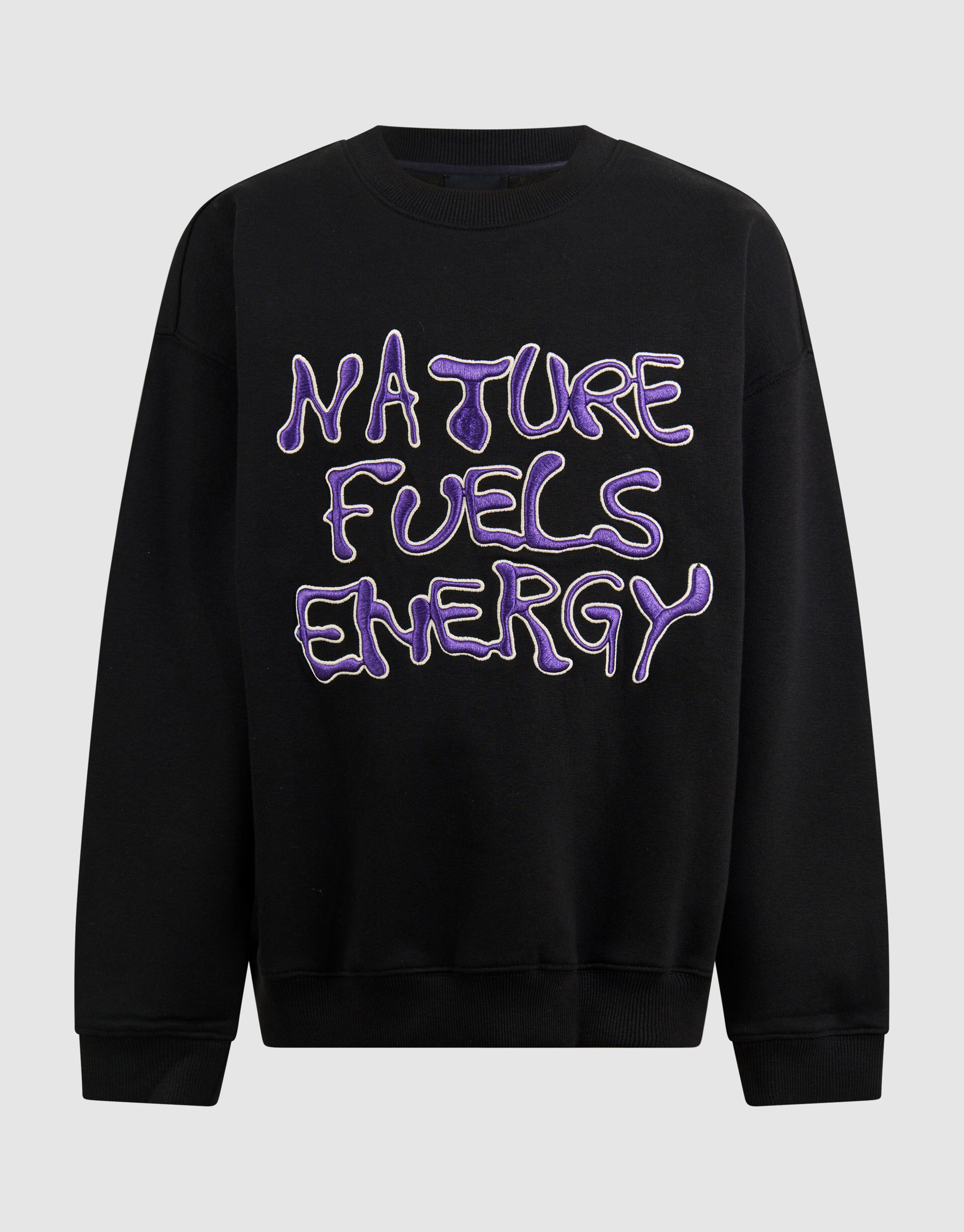 Nature Tekst Sweater Zwart SHOEBY BOYS