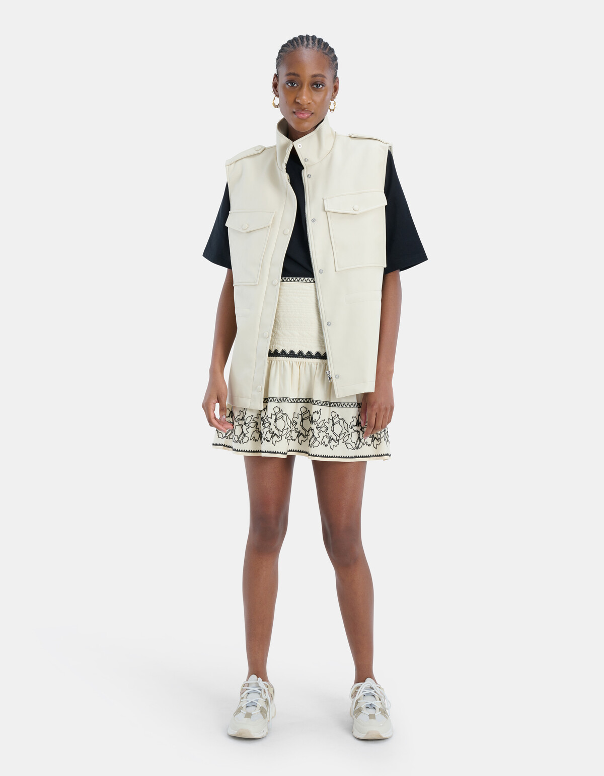 Vegan Leather Cargo Gilet EKSEPT