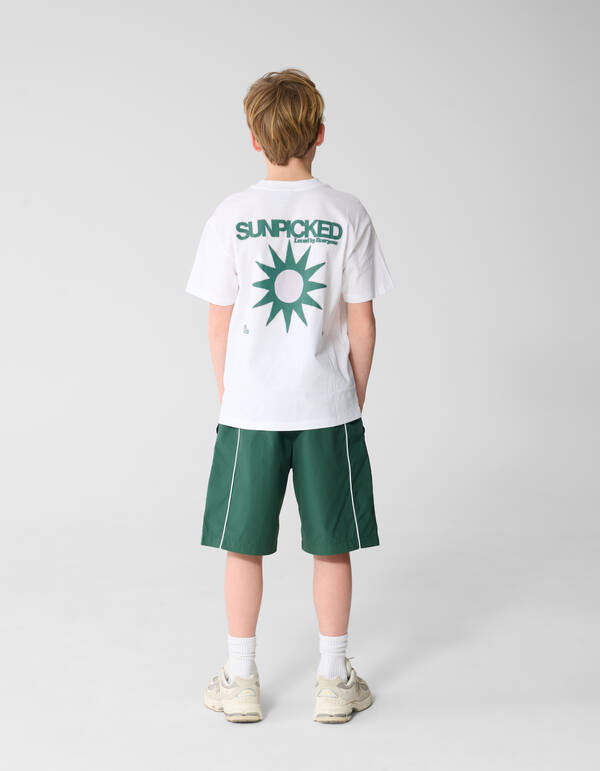 Sunpicked Artwork T-Shirt Wit SHOEBY BOYS