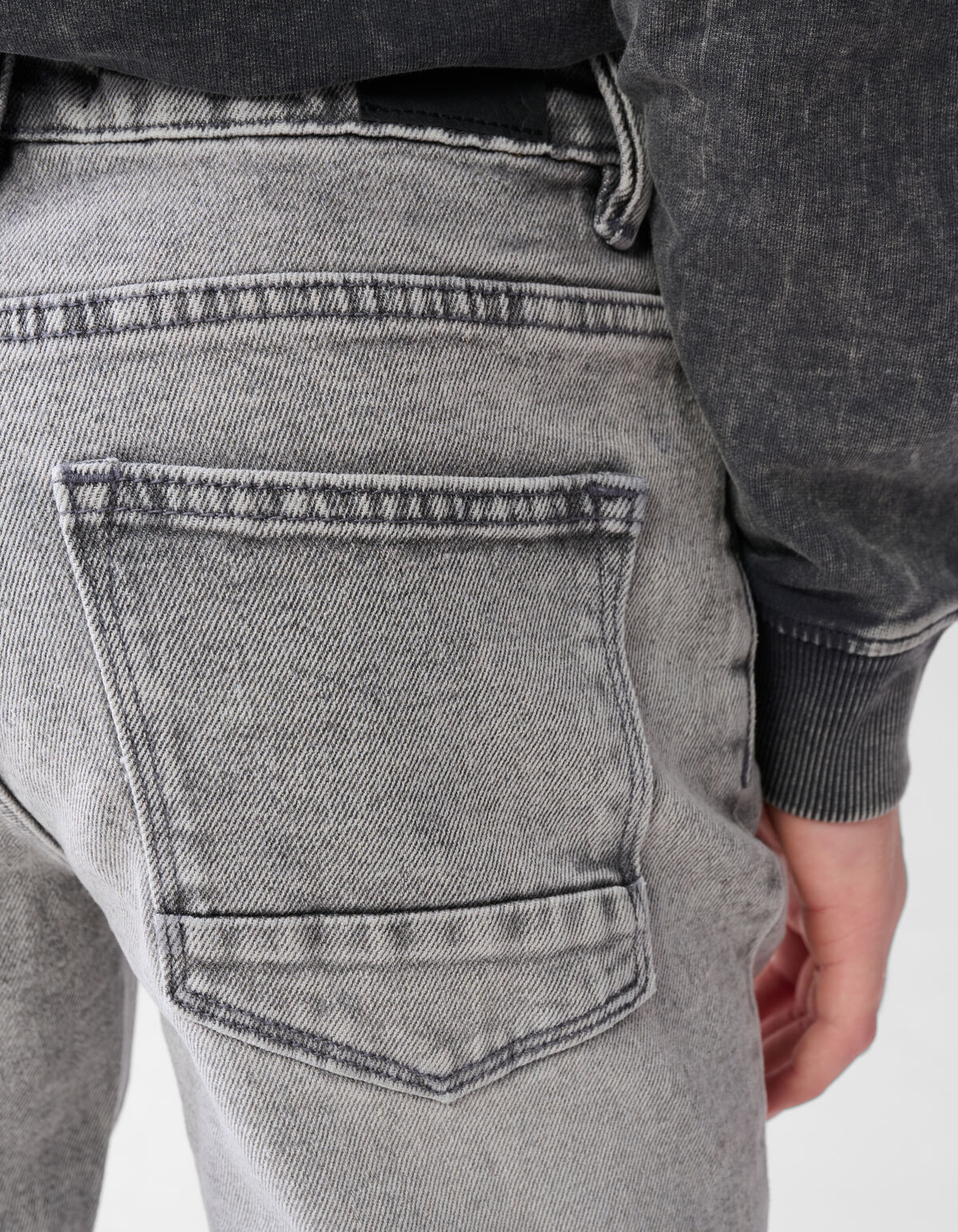 Tapered Fit Jeans Grijs SHOEBY BOYS