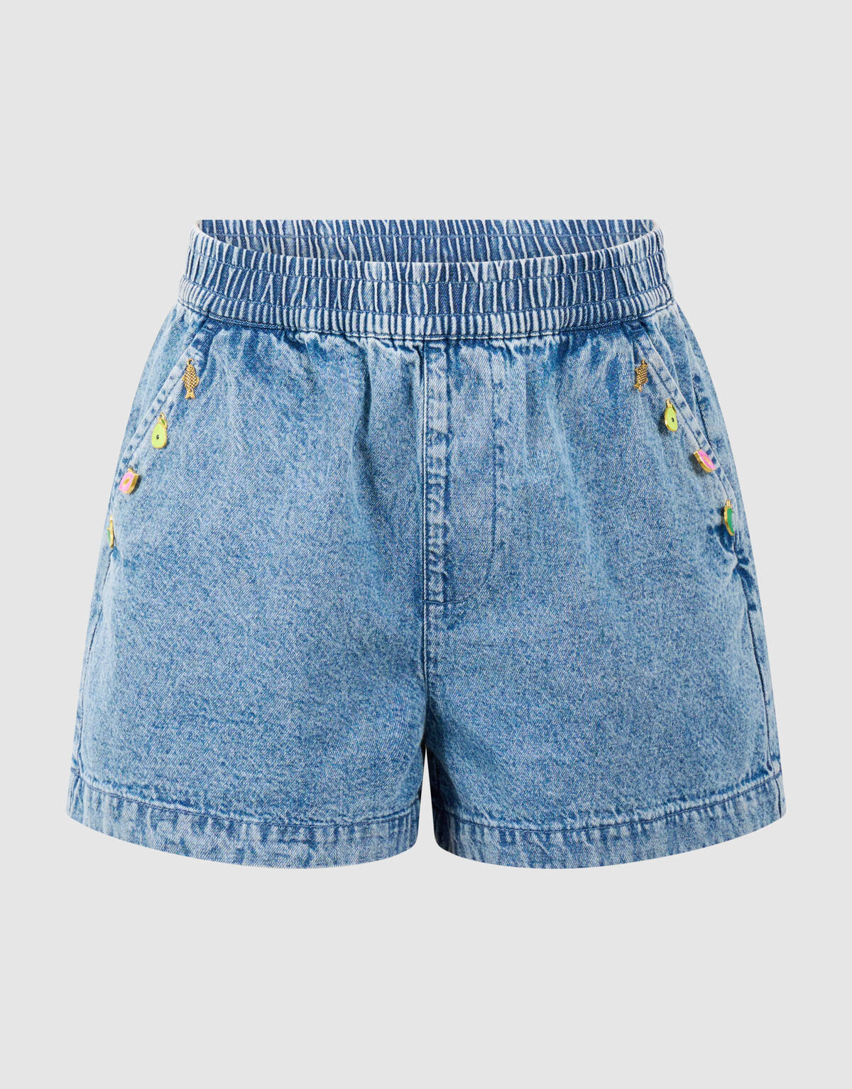 Charm Denim Short Blauw SHOEBY GIRLS