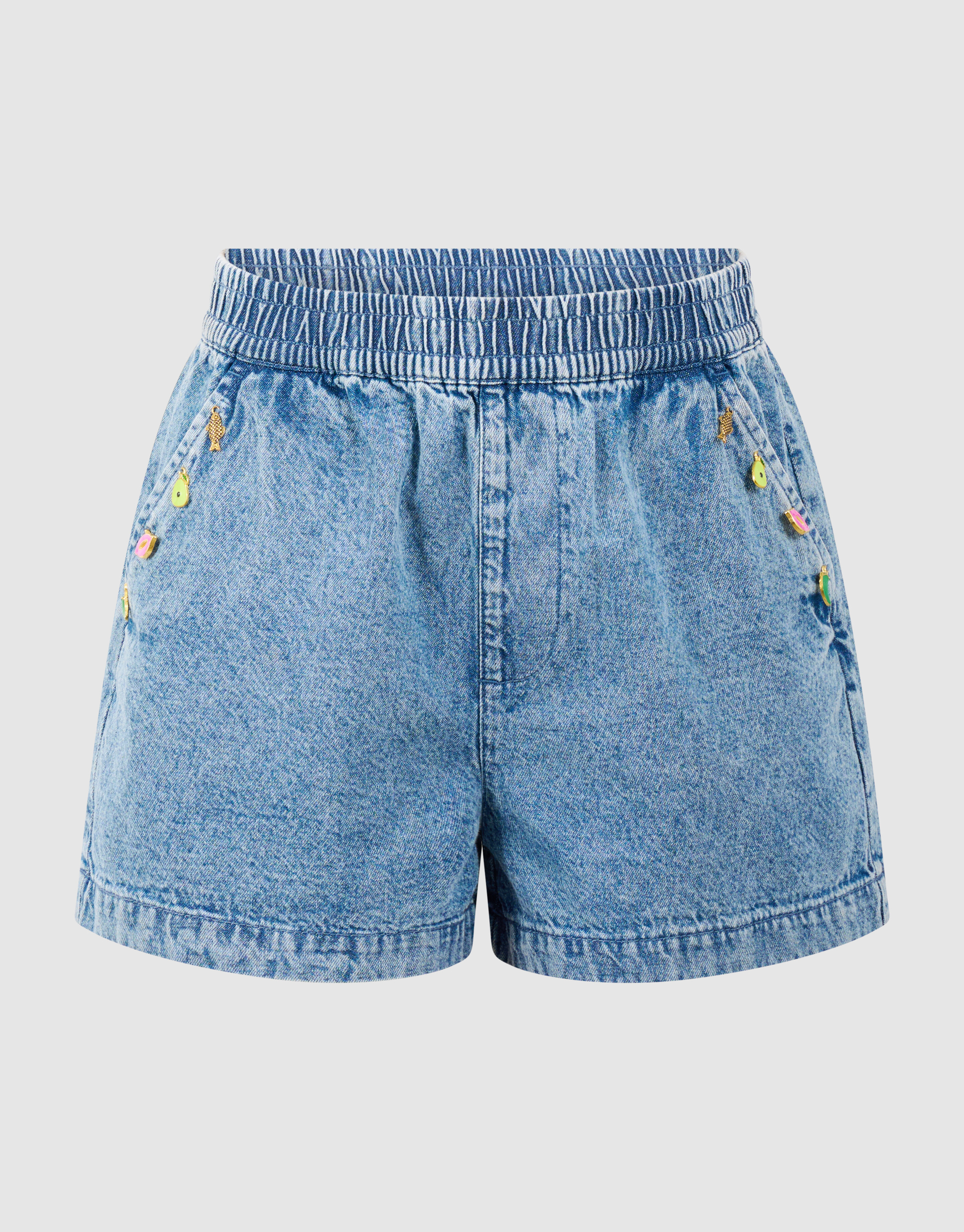 Charm Denim Short Blauw SHOEBY GIRLS