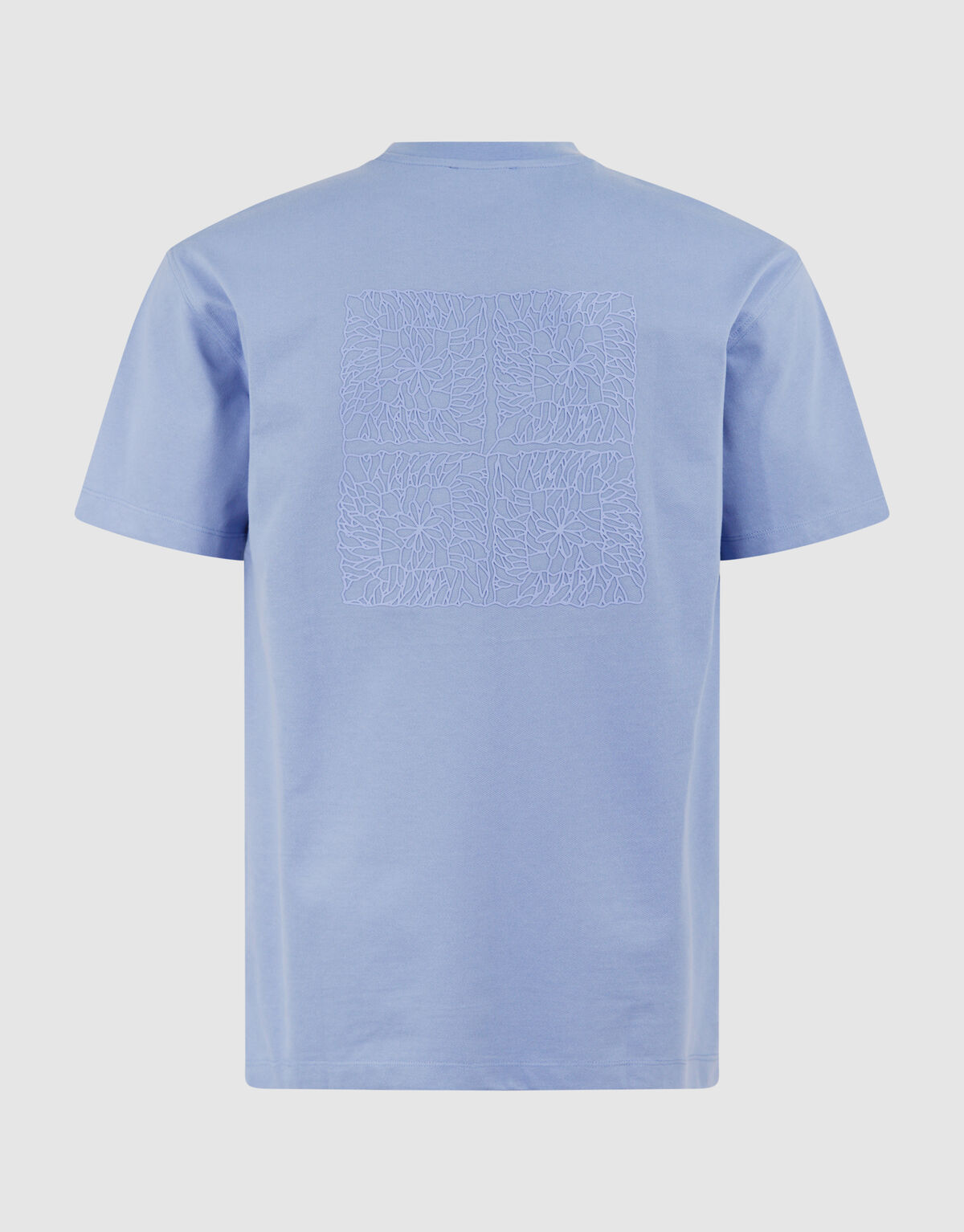 Crochet T-shirt Lichtblauw SHOEBY MEN