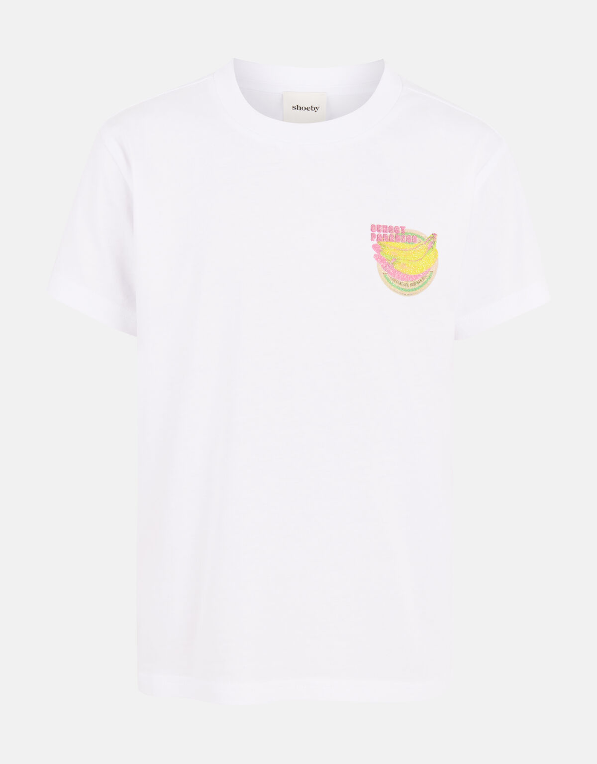 Glitter Artwork T-shirt Wit SHOEBY GIRLS
