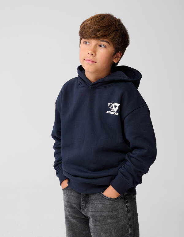 Chill Hoodie Donkerblauw SHOEBY BOYS