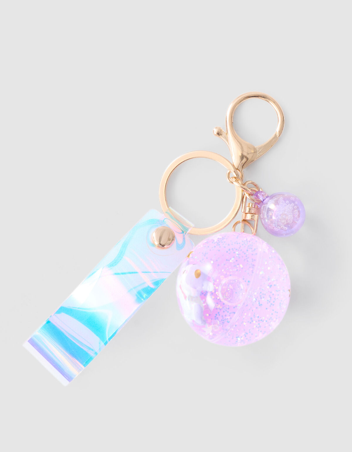 Unicorn Sleutelhanger Lichtpaars SHOEBY ACCESSOIRES