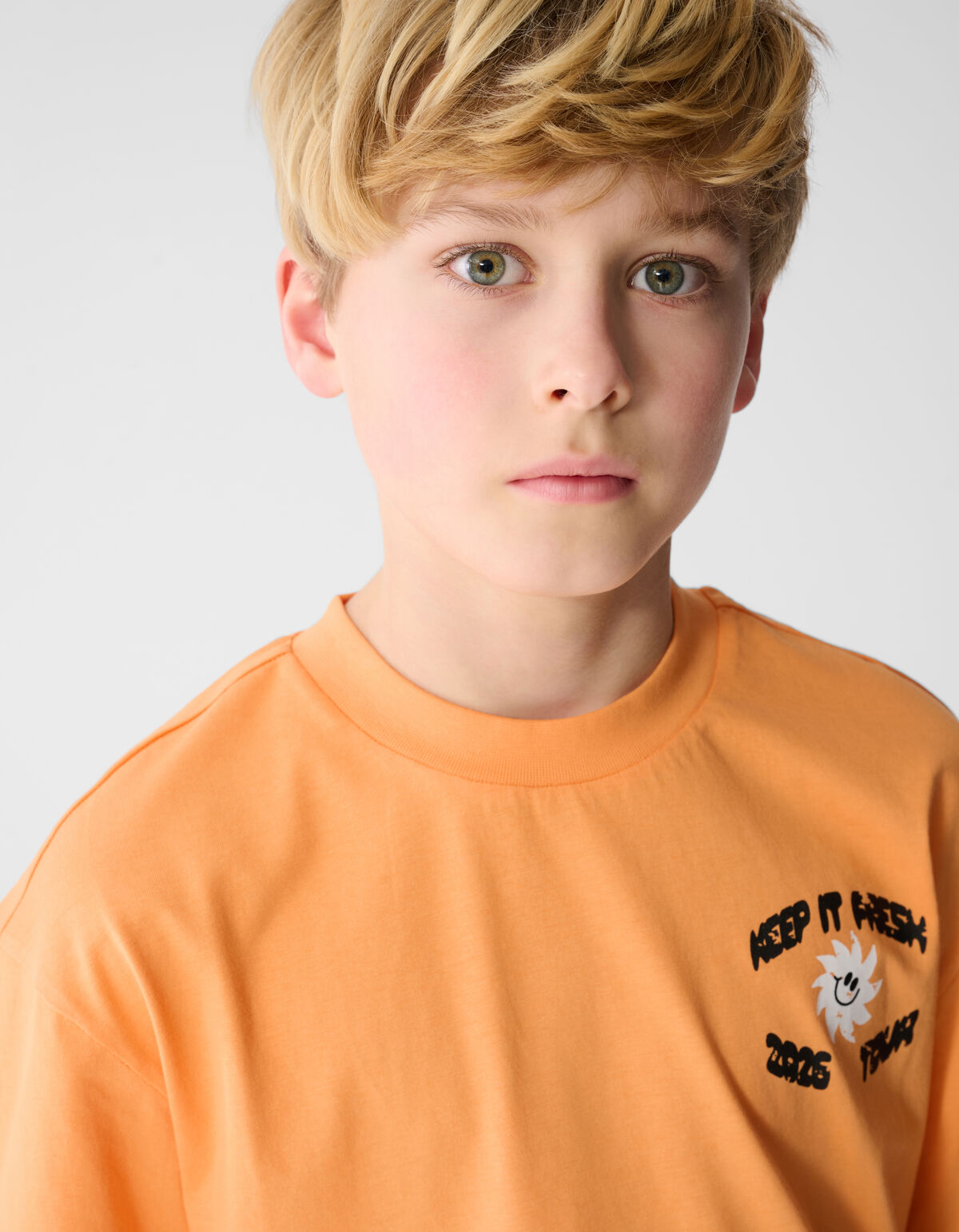 Fresh Tour Artwork T-shirt Oranje SHOEBY BOYS