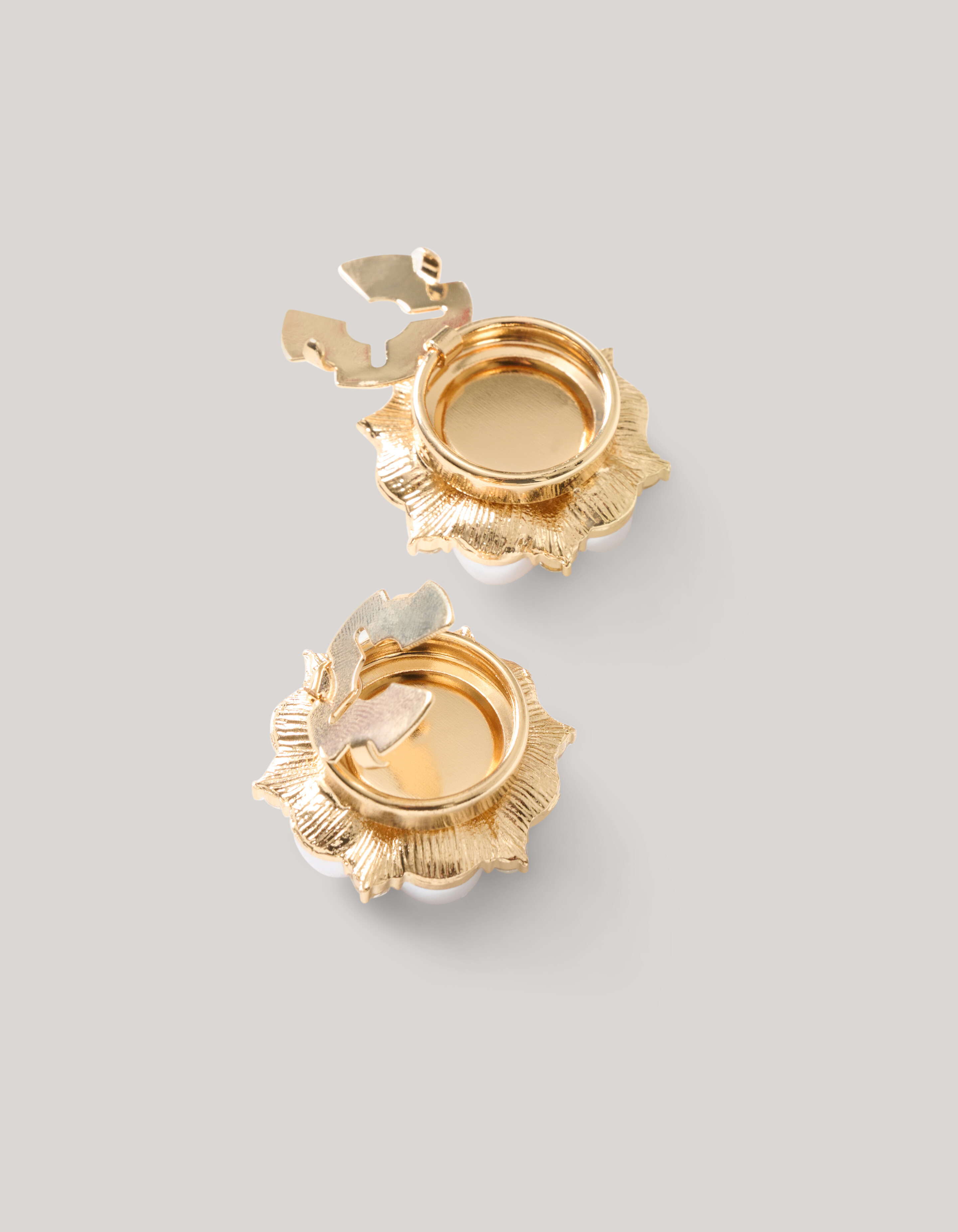 Parel Knopen Clips Goud SHOEBY ACCESSOIRES