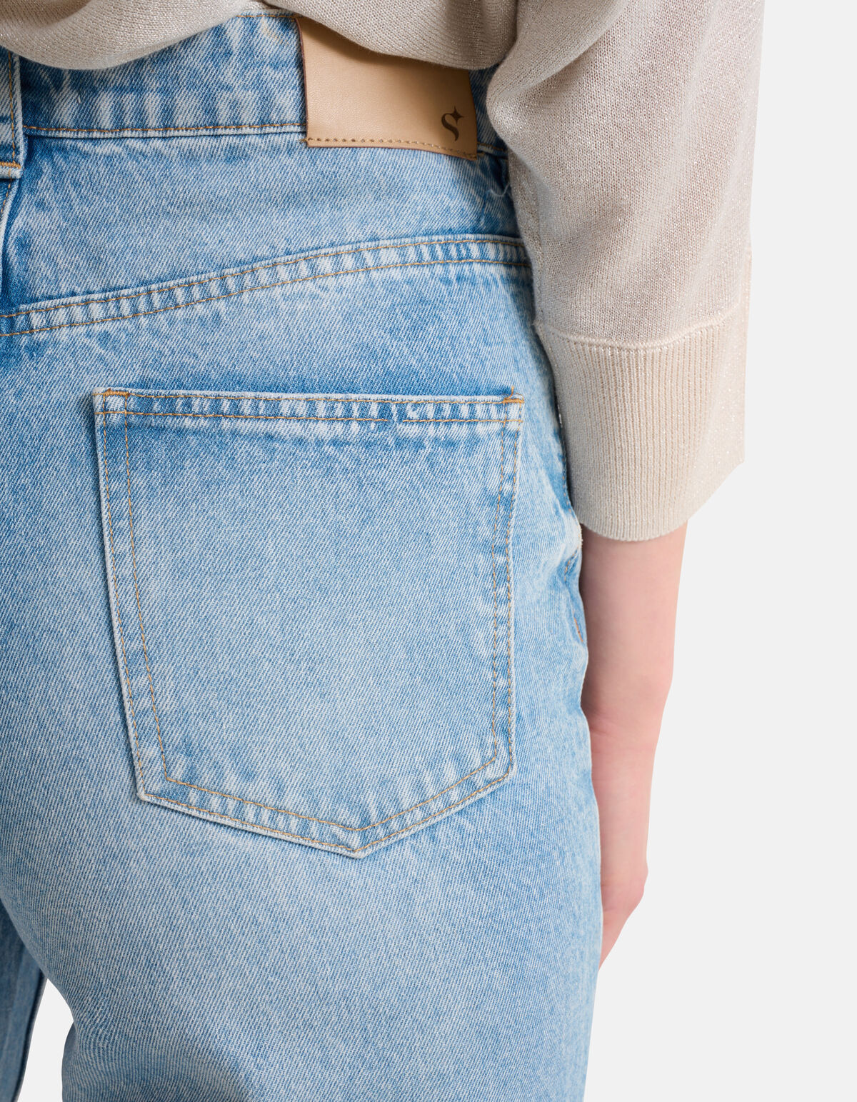 Wide Leg Jeans Bleached SHOEBY WOMEN