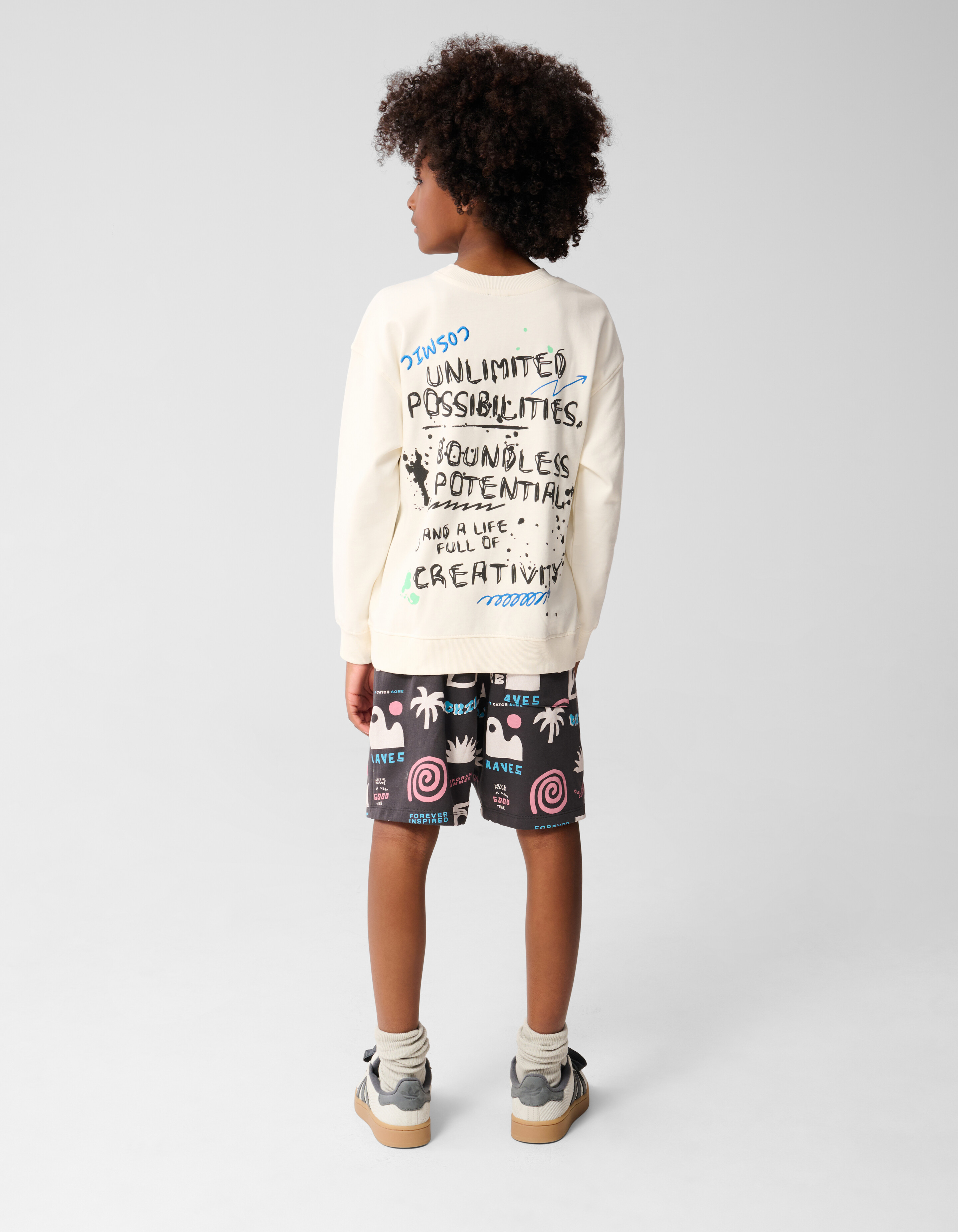 Doodle Sweater Gebroken Wit SHOEBY BOYS