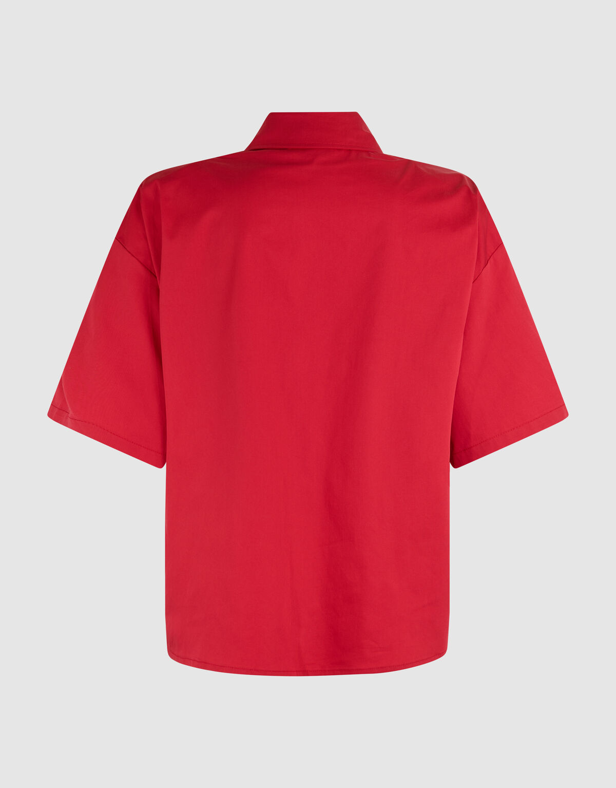 Oversized Sporty Blouse Rood SHOEBY WOMEN