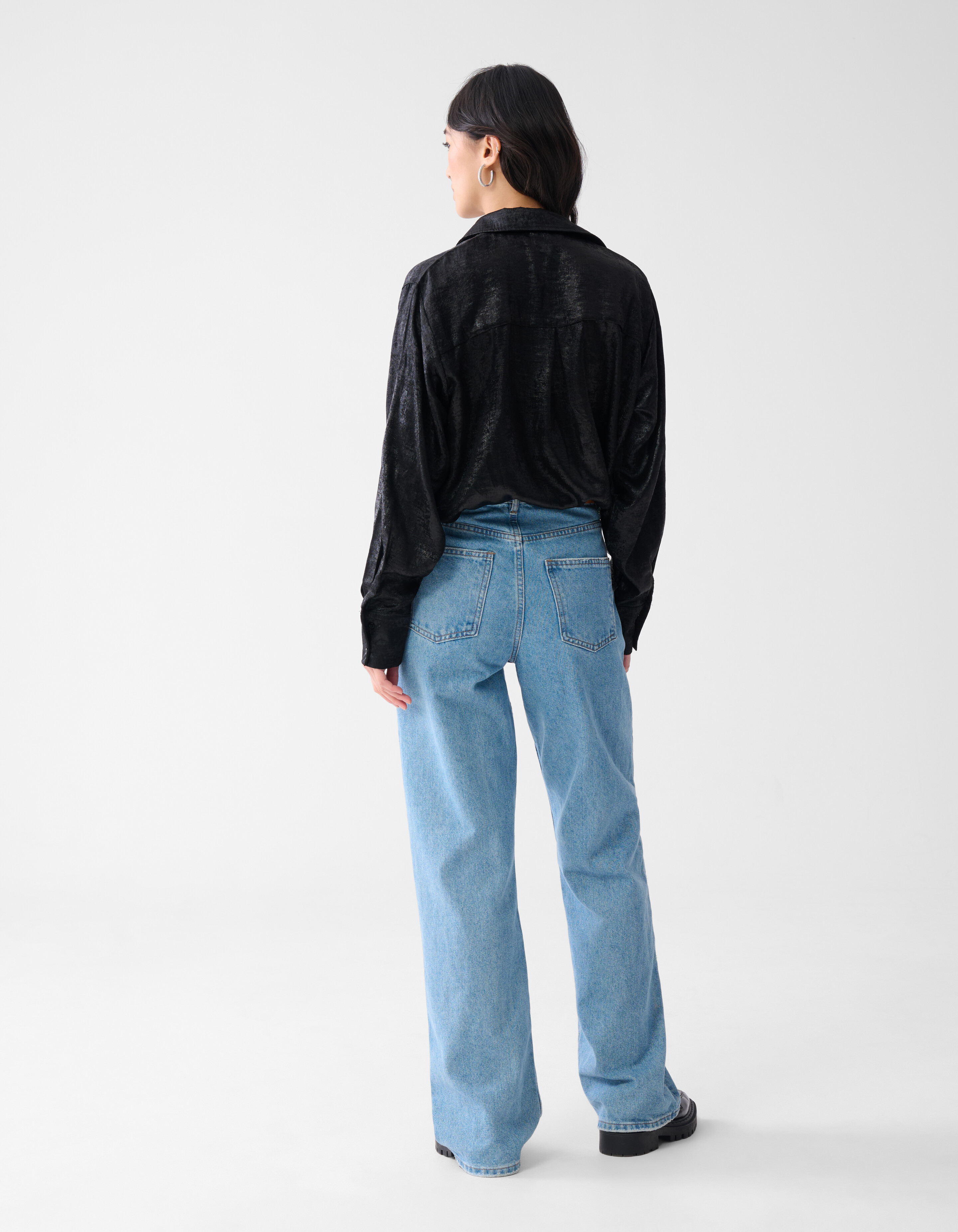 Glitter Blouse Zwart SHOEBY WOMEN