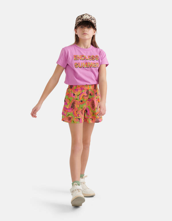 Fruit T-shirt Paars SHOEBY GIRLS