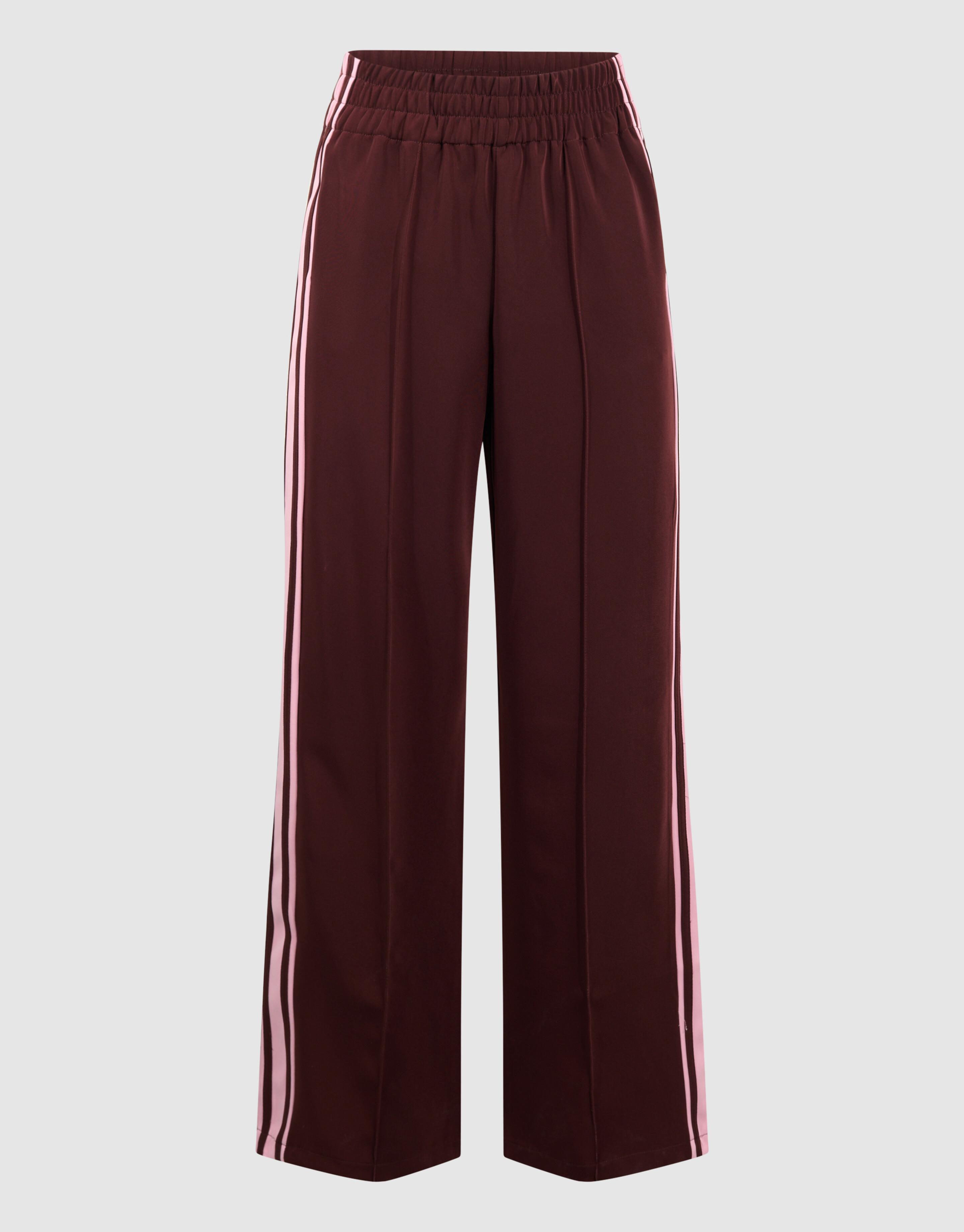 Sporty Wide Leg Broek Donkerrood SHOEBY WOMEN