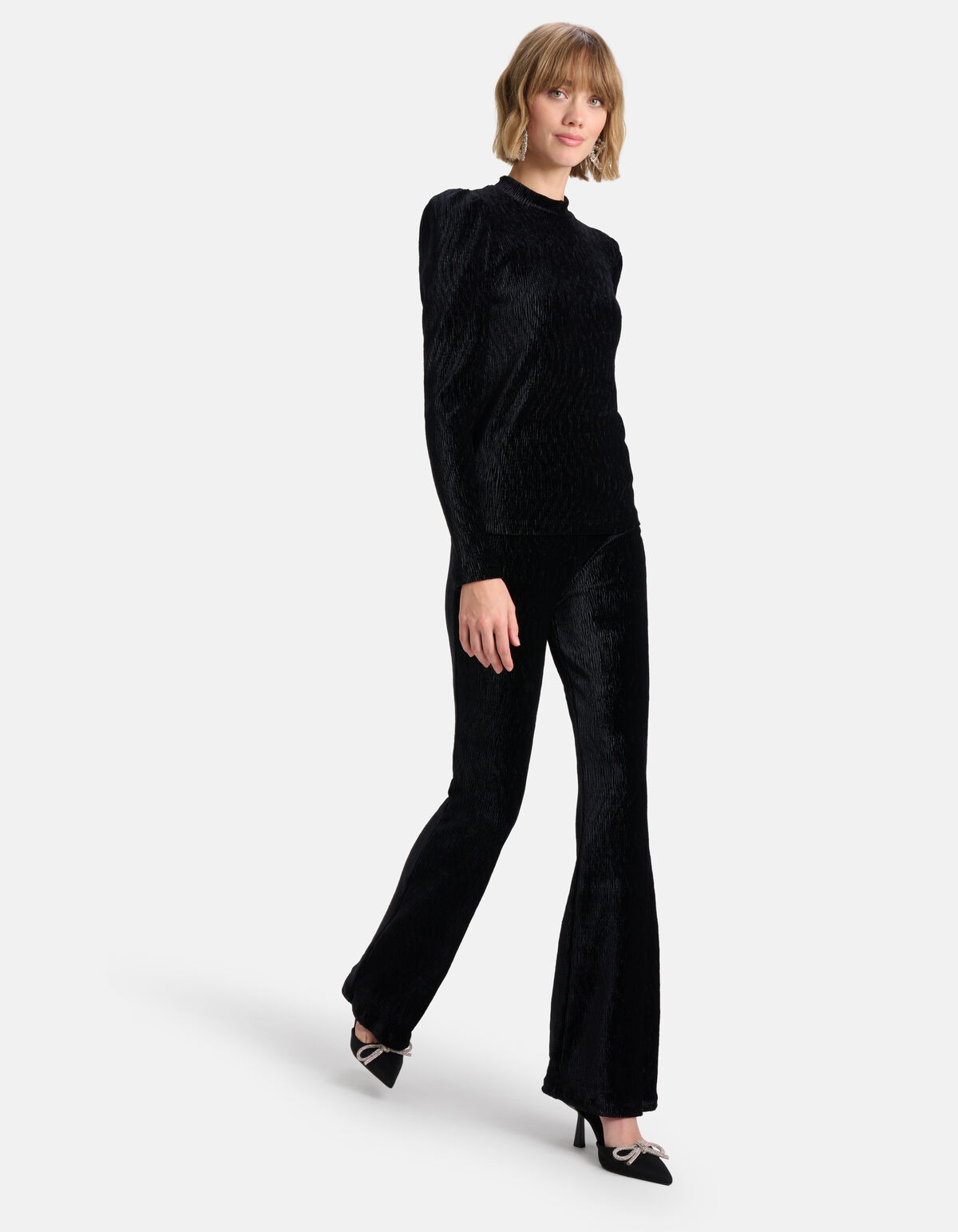 Velvet Broek Zwart SHOEBY WOMEN