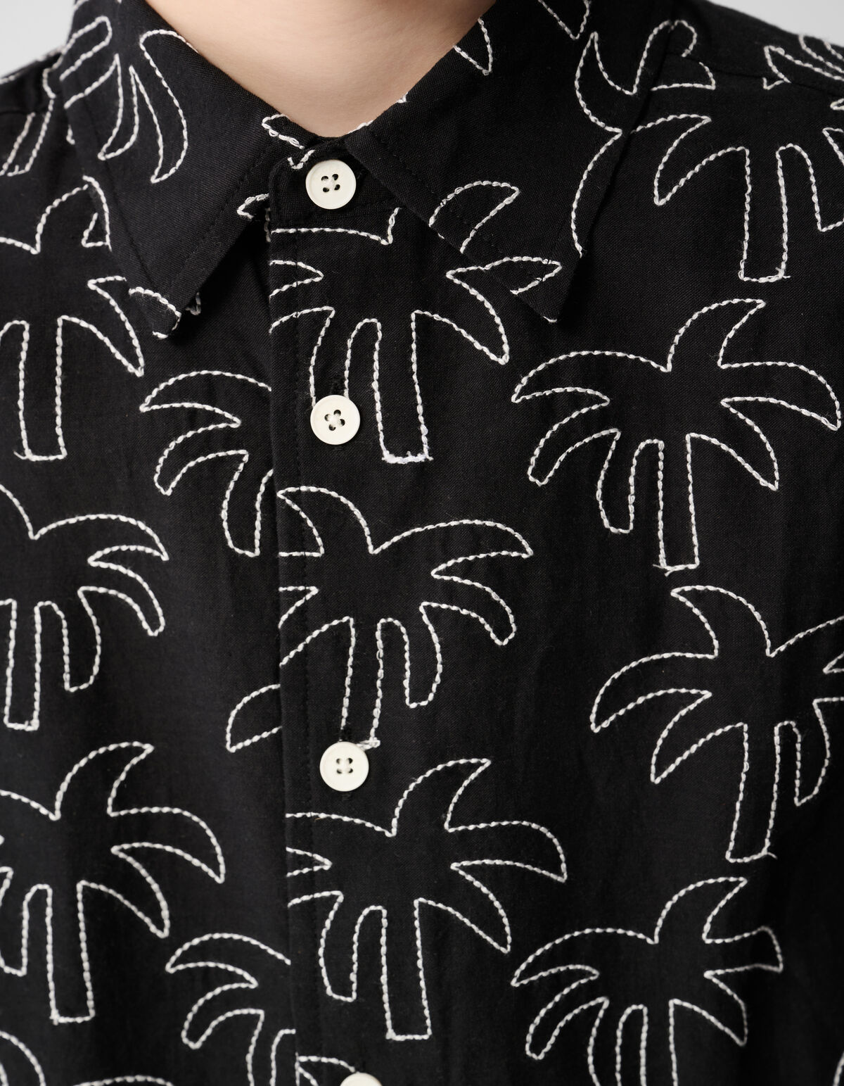 Palm Shirt Zwart SHOEBY BOYS