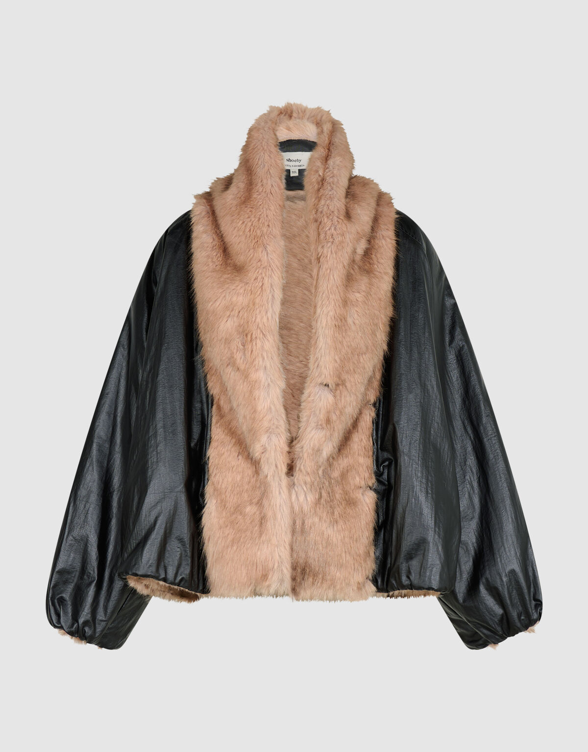 Reversible Nylon Faux Fur Jack Zwart By Anna SHOEBY WOMEN