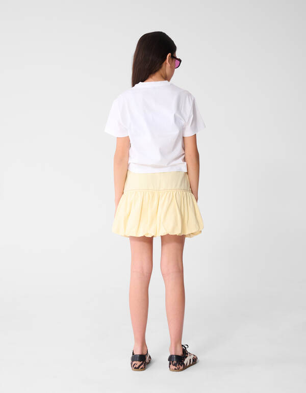 Sun Artwork T-shirt Wit SHOEBY GIRLS