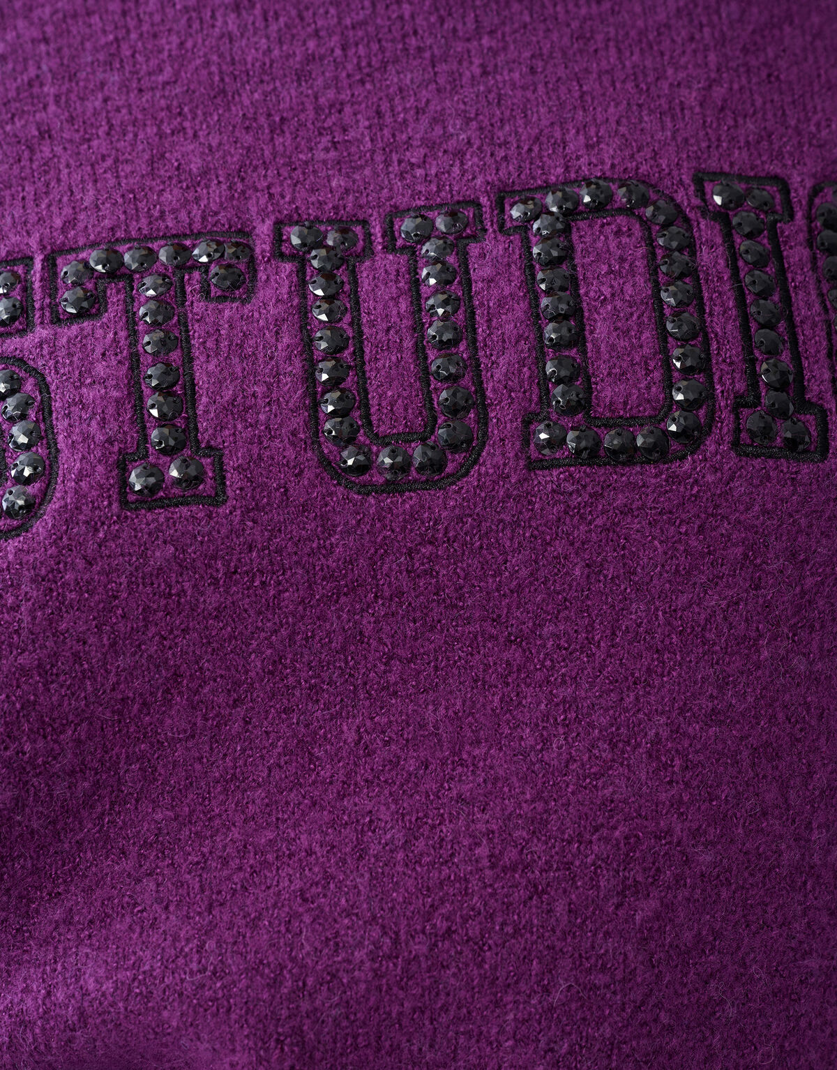 Studio Strass Trui Donkerpaars SHOEBY WOMEN