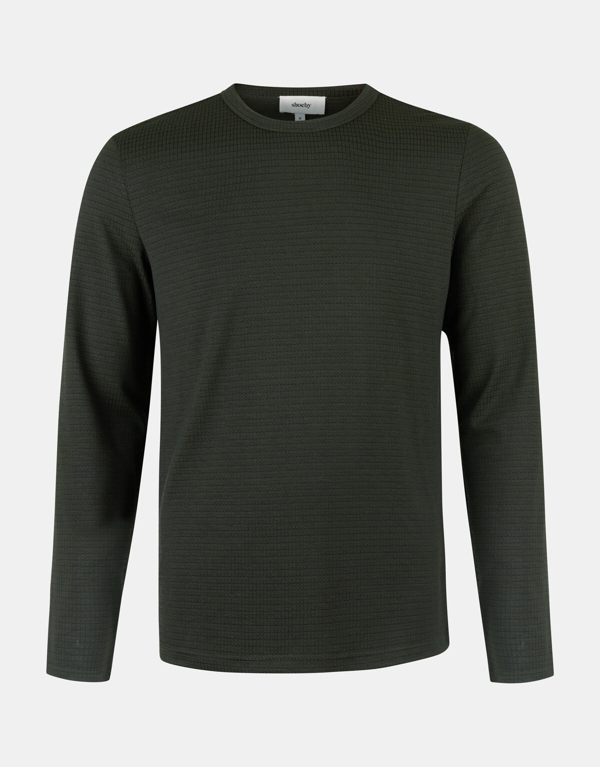 Contrast Lange Mouwen T-shirt Donkergroen SHOEBY MEN