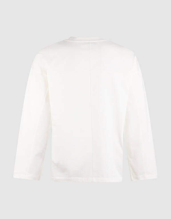 Basis Relaxed Fit Longsleeve Wit SHOEBY MEN