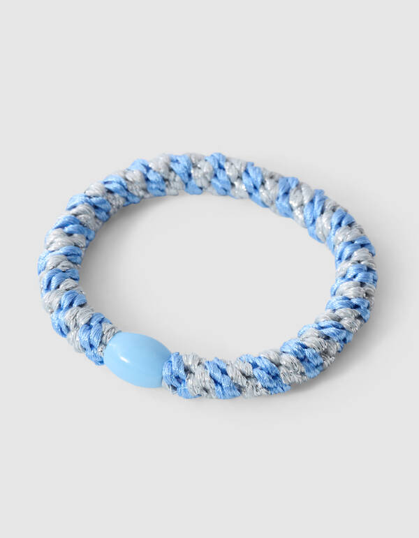 Lurex Haarelastiek Lichtblauw/Grijs SHOEBY ACCESSOIRES