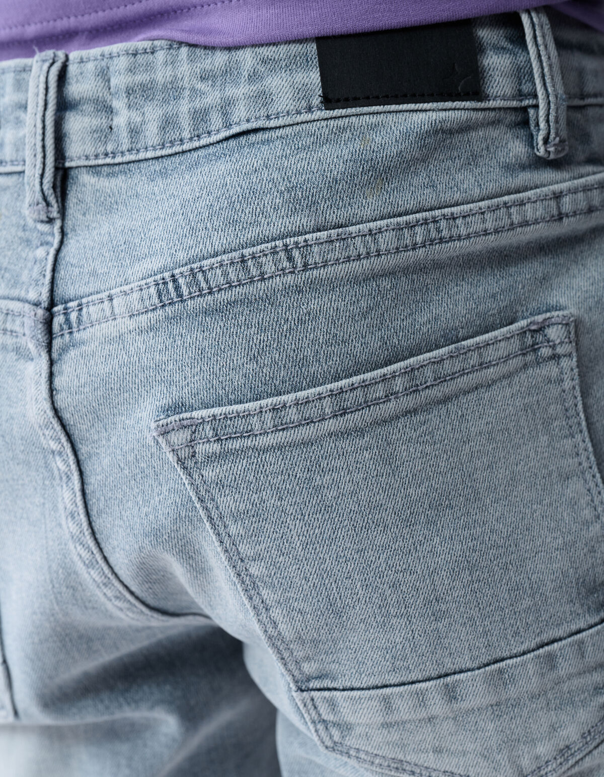 Tapered Fit Jeans Grijs SHOEBY BOYS