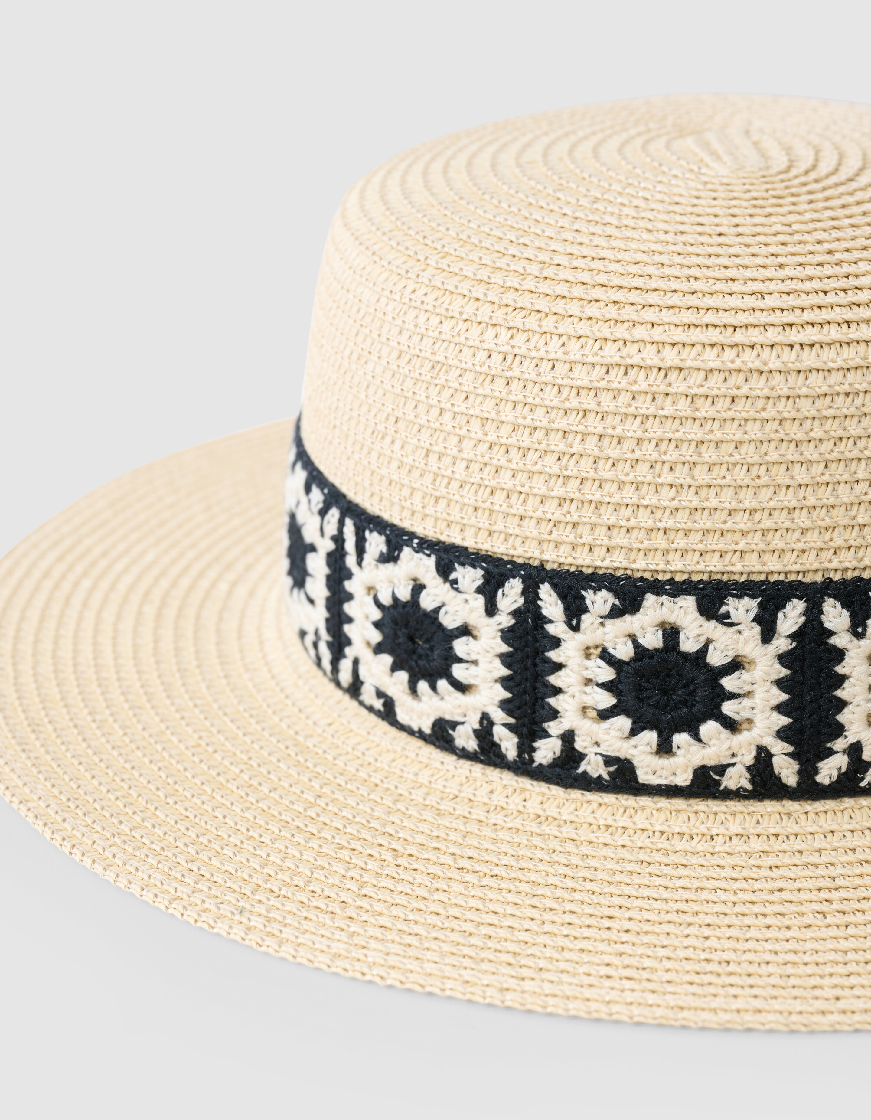 Crochet Hoed Beige SHOEBY ACCESSOIRES
