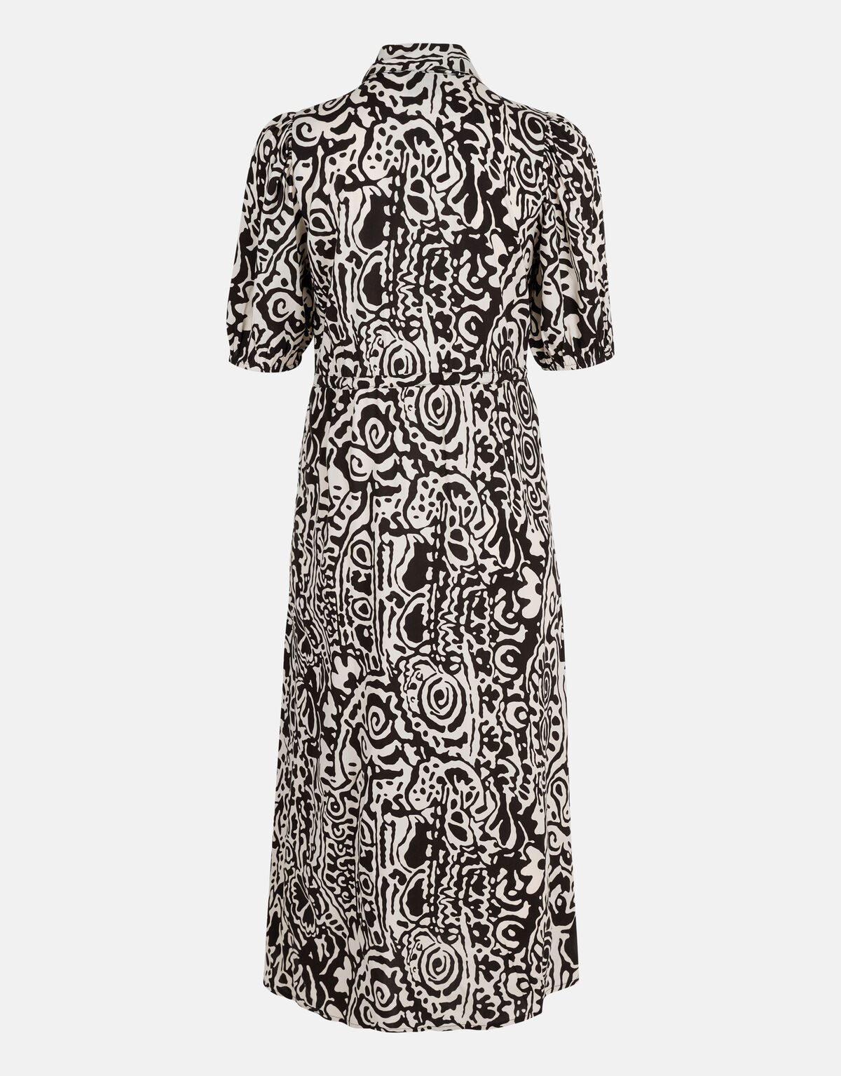 Printed Jurk Zwart/Wit SHOEBY WOMEN