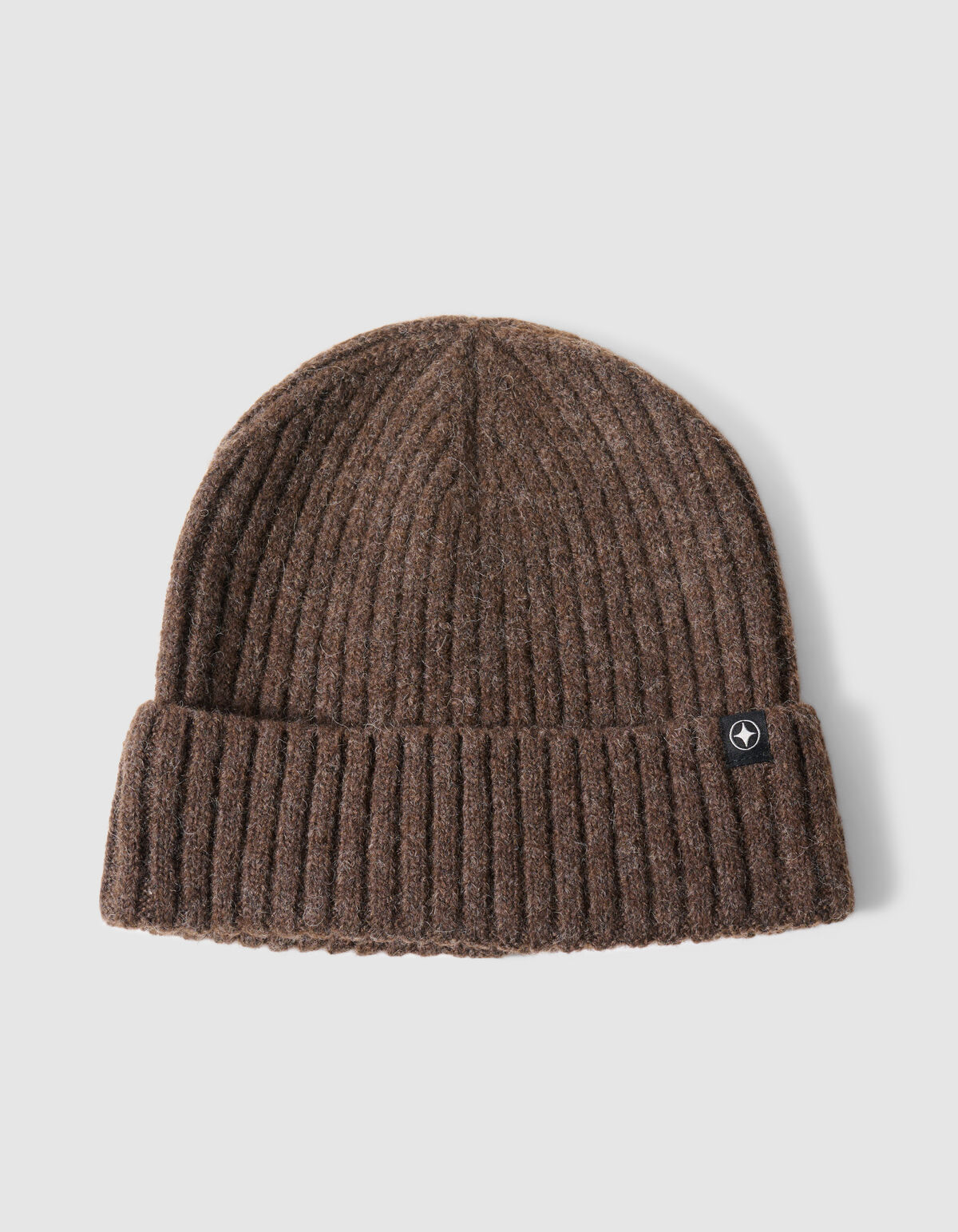 Rib Beanie Donkerbruin SHOEBY ACCESSOIRES