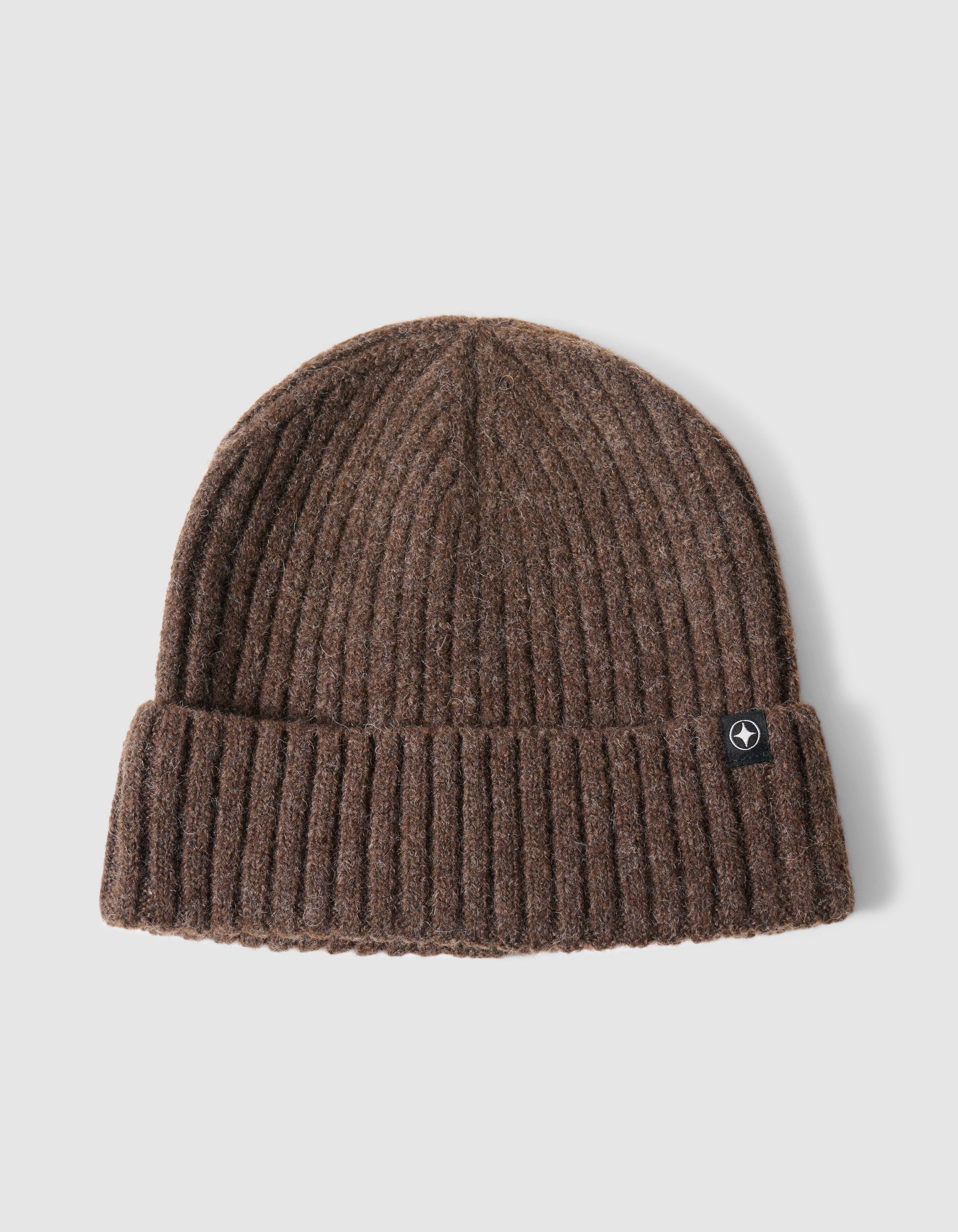 Rib Beanie Donkerbruin SHOEBY ACCESSOIRES