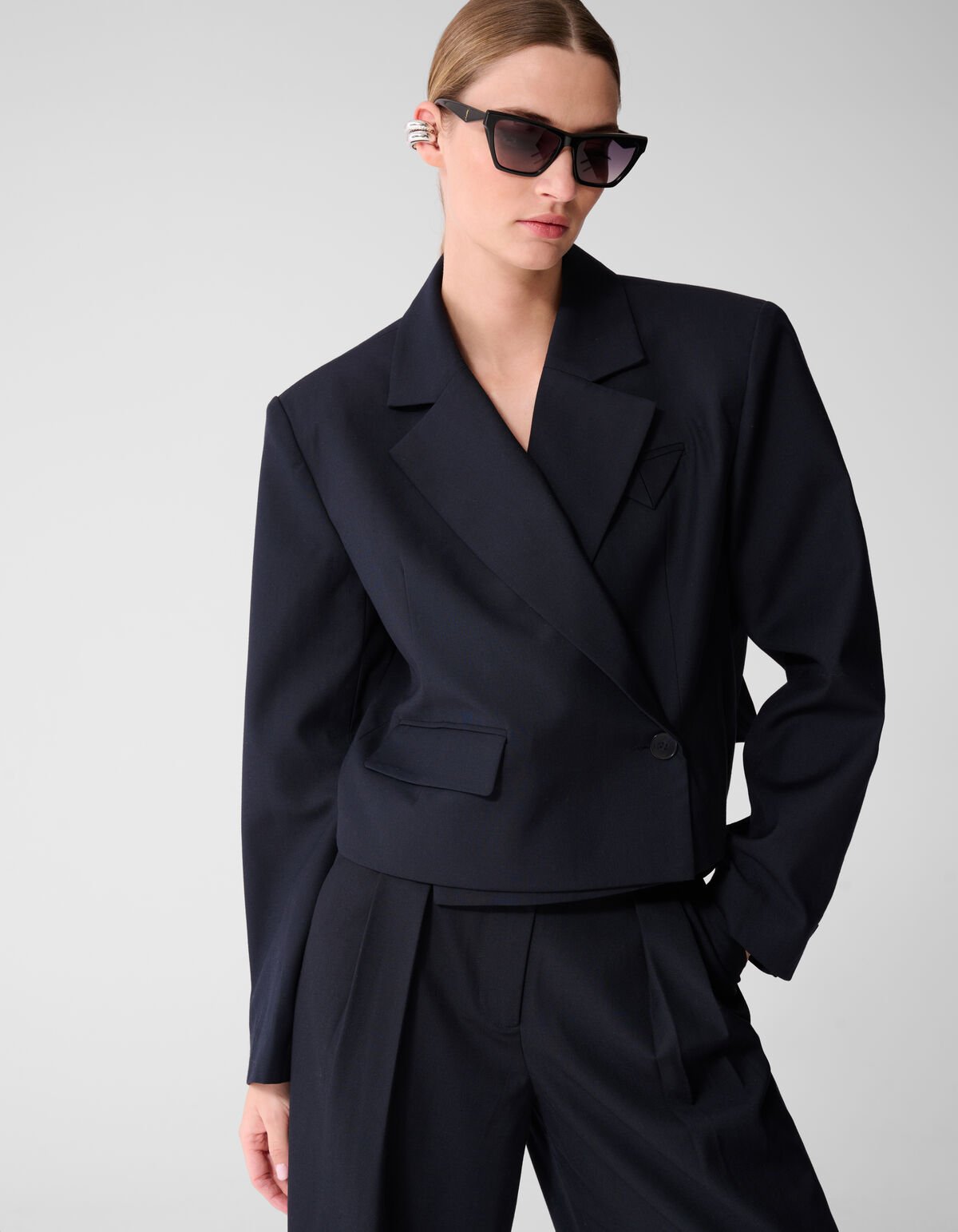 Oversized Blazer Donkerblauw By Lonneke SHOEBY WOMEN