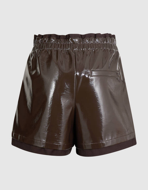 Laque Short Donkerbruin SHOEBY WOMEN