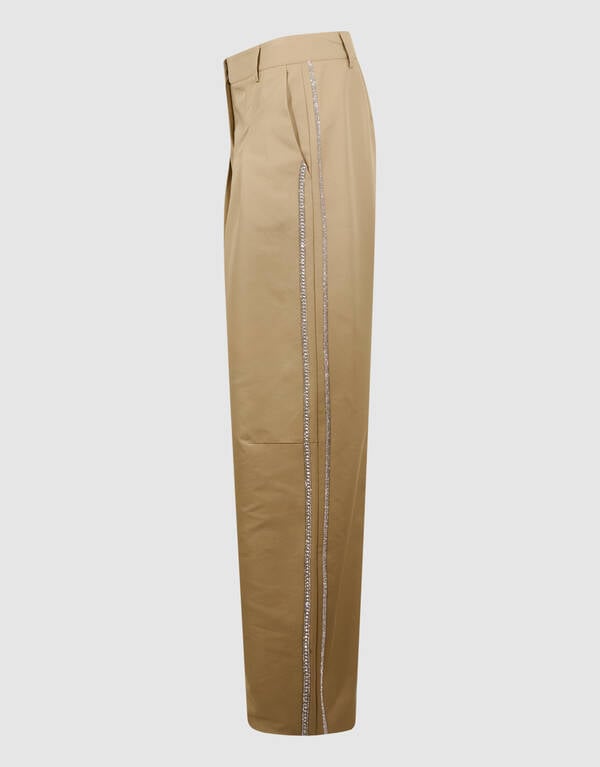 Strass Barrel Fit Broek Camel SHOEBY WOMEN