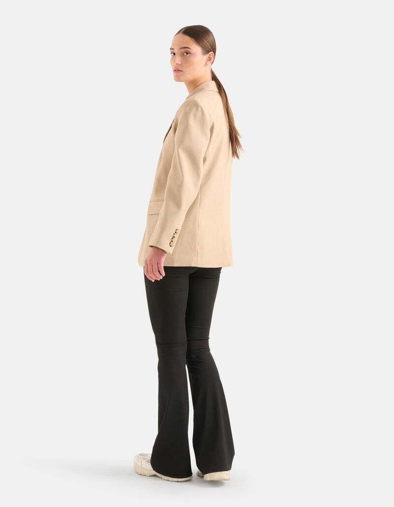 Rib Flared Broek