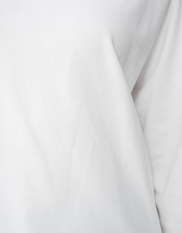 Oversized Longsleeve T-shirt Wit By Monica SHOEBY WOMEN