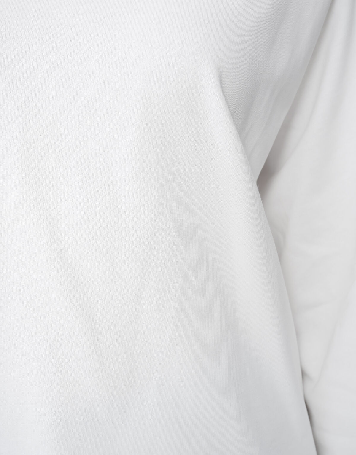 Oversized Longsleeve T-shirt Wit By Monica SHOEBY WOMEN