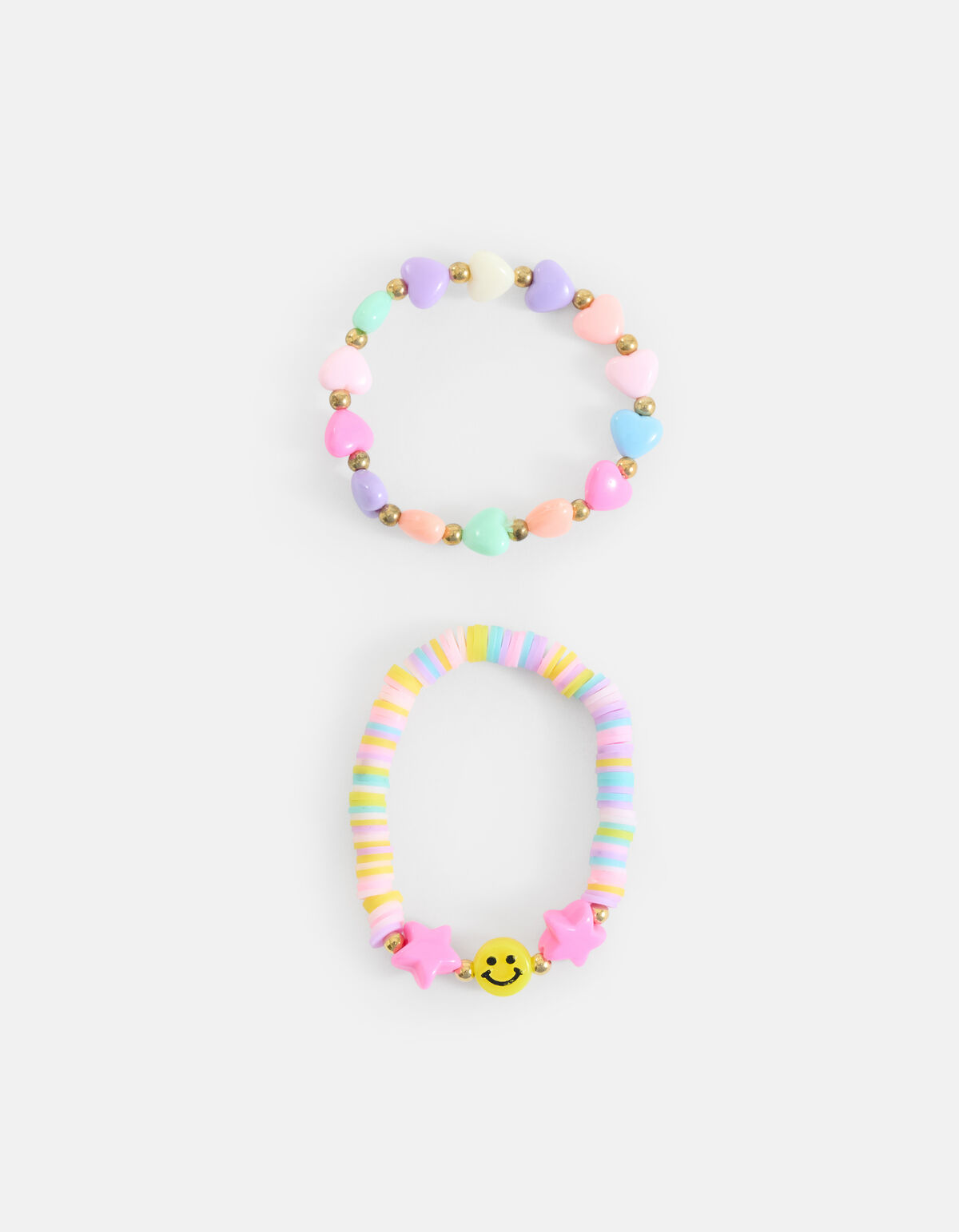 Heart Armbanden Set Roze SHOEBY ACCESSOIRES