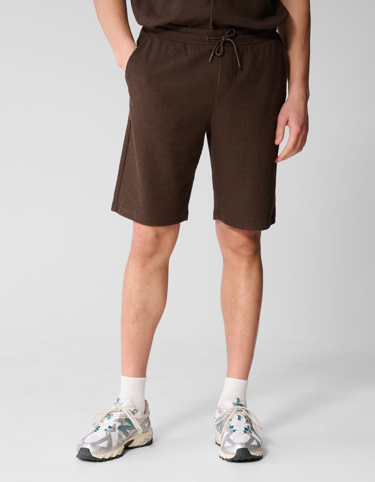 Rib Short Donkerbruin SHOEBY MEN